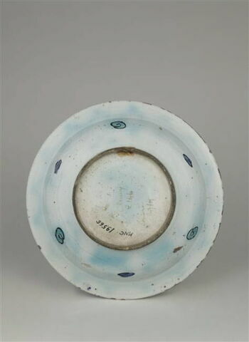 Plat en céramique d'Iznik anc. dit 