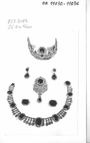 Petite broche de la parure de la reine Marie-Amélie et de la Reine Hortense., image 4/4