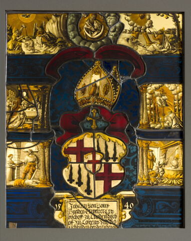 Panneau aux armes de Johann von Wesa