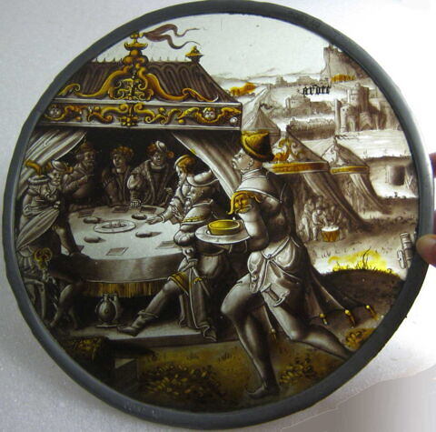 Vitrail circulaire : Le Camp du drap d'or, image 3/3