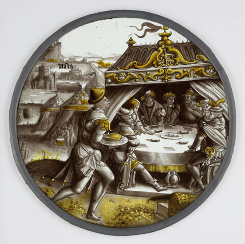 Vitrail circulaire : Le Camp du drap d'or, image 2/3
