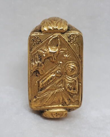 Bague figurant la Nativité