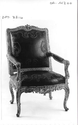 Fauteuil à la reine, d'un ensemble (avec le OA 11201, OA 12179 1, OA 12179 2, OA 12179 3, OA12179 4 et OA 12180), image 6/7