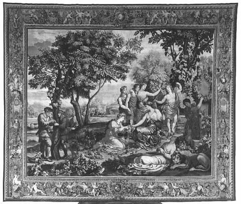 Le Printemps ou Le Couronnement de Psyché, de la tenture des Sujets de la Fable ou des Amours de Psyché, image 4/4