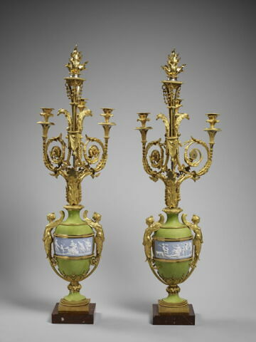 Grand candélabre à trois lumières, d'une paire (avec OA 6898 2), image 2/14