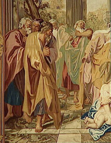 La chaste Suzanne, troisième pièce de la quatrième tenture de l'Ancien Testament, image 7/7