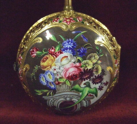 Montre ronde assortie d'une châtelaine, image 3/5
