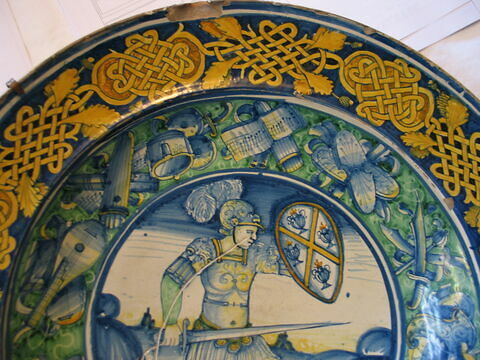 Plat rond : guerrier, image 2/5