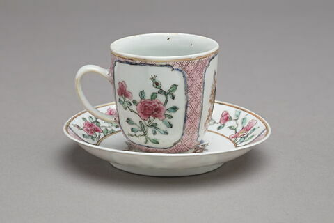 Tasse à café avec soucoupe, d'un service à thé et à café de dix-huit pièces (R 1173 à 1191)