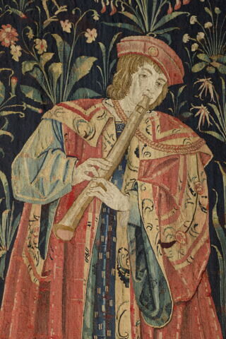 Tapisserie Millefleurs : concert champêtre, image 4/6
