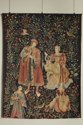 Tapisserie Millefleurs : concert champêtre