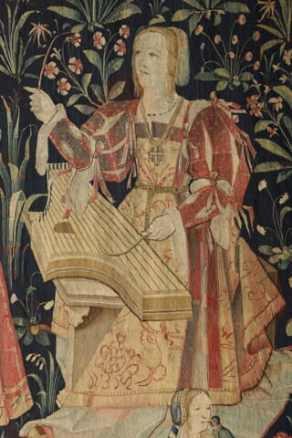 Tapisserie Millefleurs : concert champêtre, image 5/6