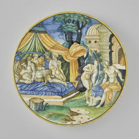 Assiette : L'Adultère de Vénus et de Mars