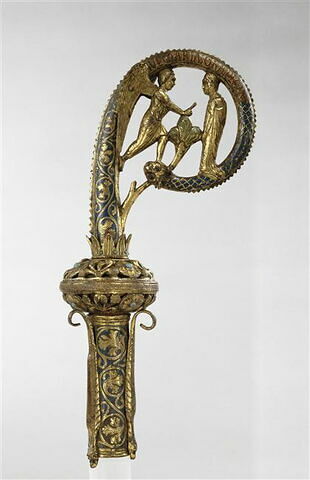 Crosse dite de l'abbé Bertrand de Malsang : Annonciation, image 5/9