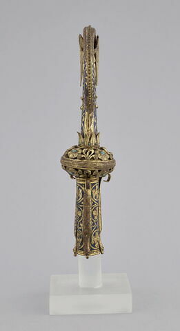Crosse dite de l'abbé Bertrand de Malsang : Annonciation, image 4/9