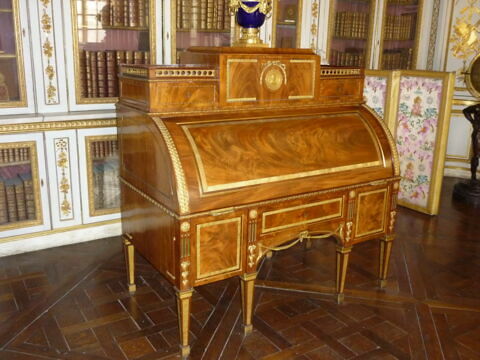 Bureau à cylindre à double face