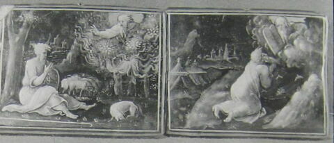 Plaque : Histoire de Moïse, Le Buisson ardent, image 4/5