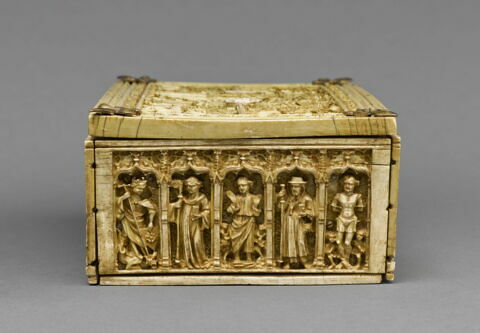 Coffret : Dieu le Père et les Evangélistes ; Vierge allaitant ; Crucifixion ; Saints, image 4/7