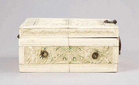 Coffret de mariage : danse mauresque et scènes de jeu et de chasse, image 5/8