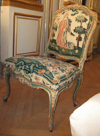 Chaise "à la reine", d'une suite de six (avec le OA 6562, OA 6563, OA 6564, OA 6565 et OA 6566)