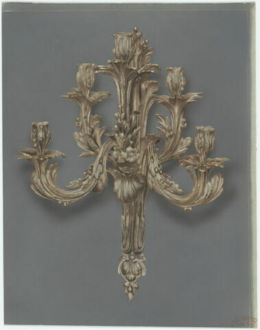 Bras à cinq lumières, d'une paire (avec OA 6542 2), image 3/4