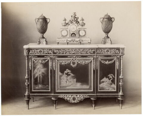 Pendule à trois cadrans époque Louis XVI, image 9/10