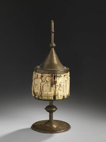 Pyxide de Lavoûte-Chilhac, d'une paire : le Christ et la Samaritaine ; Miracles du Christ, image 4/10