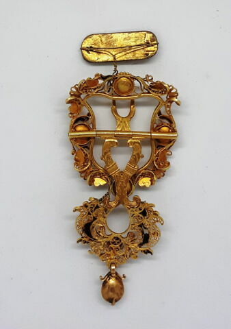 Boucle de ceinture en or émaillé, image 2/2