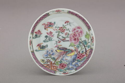 Soucoupe d'un ensemble de quatre (TH 500 à 503), d'un service (TH 497 à 504)