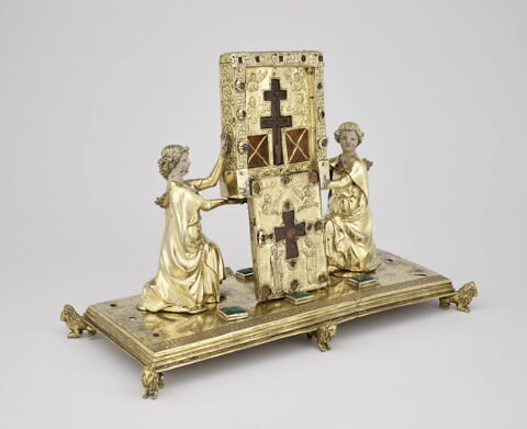 Reliquaire de la Vraie Croix porté par deux anges, image 2/28