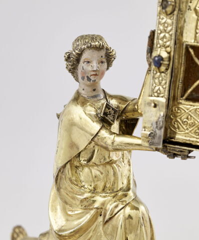 Reliquaire de la Vraie Croix porté par deux anges, image 9/28
