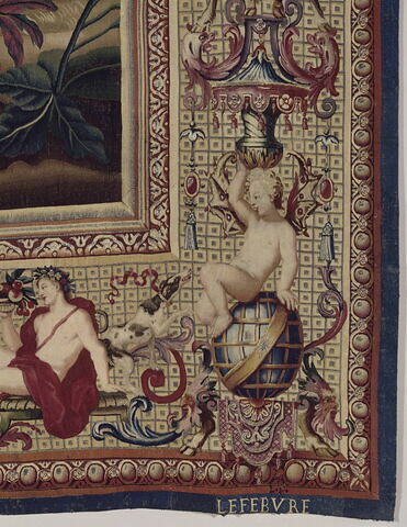 L'Amour et Psyché au bain, de la tenture des Sujets de la Fable ou des Amours de Psyché, image 18/19