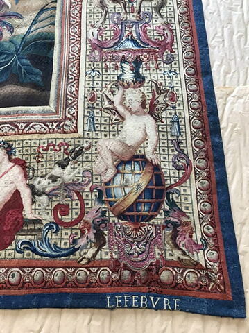 L'Amour et Psyché au bain, de la tenture des Sujets de la Fable ou des Amours de Psyché, image 2/19