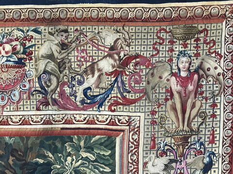 L'Amour et Psyché au bain, de la tenture des Sujets de la Fable ou des Amours de Psyché, image 9/19