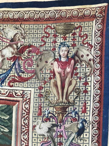 L'Amour et Psyché au bain, de la tenture des Sujets de la Fable ou des Amours de Psyché, image 10/19
