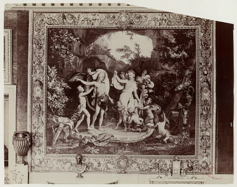 L'Amour et Psyché au bain, de la tenture des Sujets de la Fable ou des Amours de Psyché, image 17/19