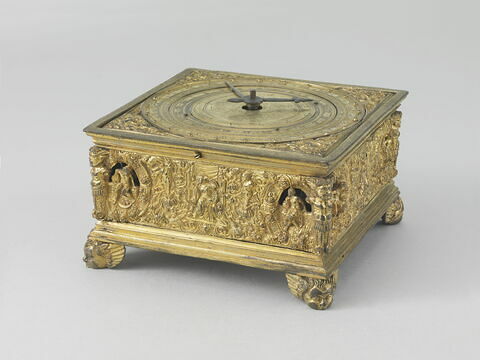 Horloge de table carrée