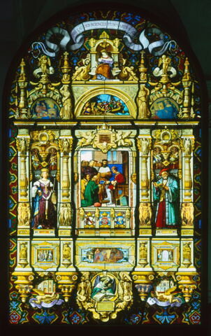 Vitrail de la Renaissance ou 