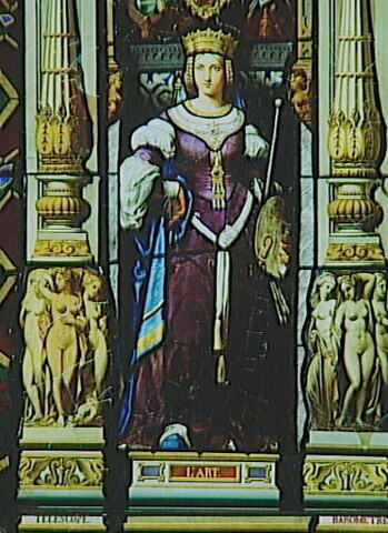 Vitrail de la Renaissance ou 