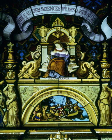 Vitrail de la Renaissance ou 