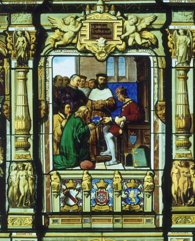 Vitrail de la Renaissance ou 