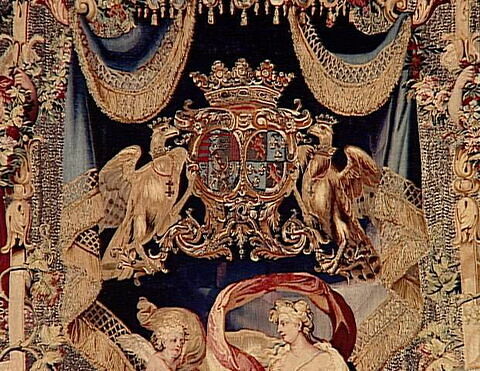 Portière représentant Vénus et l'Amour, de la Tenture des Attributs de la Marine, image 7/7