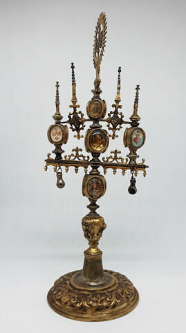 Reliquaire en forme d'édicule sur pied haut, image 2/3