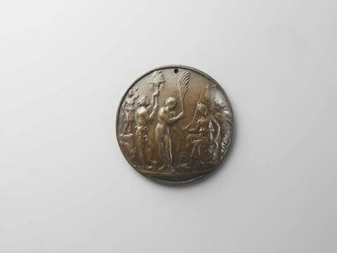 Plaquette : scène allégorique