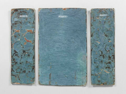 Triptyque : le Couronnement de la Vierge (trois plaques), image 2/5