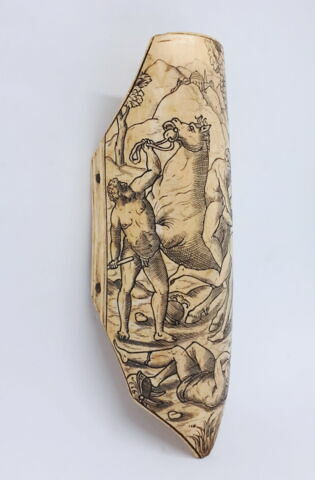 Brassard d'archer : L'enlèvement d'une Leucipide (?), image 2/7