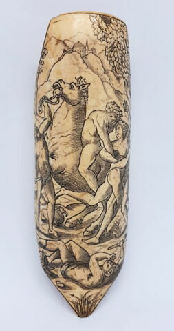 Brassard d'archer : L'enlèvement d'une Leucipide (?), image 4/7