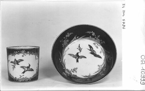 Tasse ou gobelet litron (ou gobelet à litron), et soucoupe, image 4/4