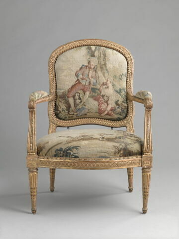 Canapé à joues, d'une suite de deux (avec OA 10506 2) et de huit fauteuils 