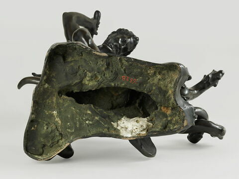 Groupe sculpté : Hercule terrassant l'Hydre de Lerne, image 2/2